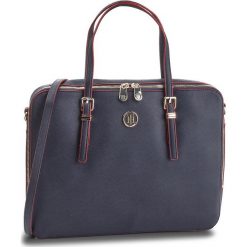 Torba na laptopa TOMMY HILFIGER - Honey Computer Bag AW0AW05645 903. Niebieskie torby na laptopa damskie Tommy Hilfiger, ze skóry ekologicznej. Za 649.00 zł.