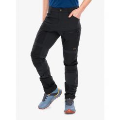 Spodnie trekkingowe męskie Fjallraven Keb Agile Trousers. Czarne spodnie sportowe męskie Fjällräven, na lato, m, bez wzorów, trekkingowe. Za 890.99 zł.