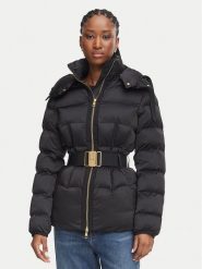 Elisabetta Franchi Kurtka zimowa PI-92D-66E2 Czarny Slim Fit. Czarne kurtki damskie Elisabetta Franchi, na zimę, bez wzorów, z syntetyku, bez kaptura. Za 2,569.00 zł.