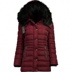 Parka "Dall" w kolorze bordowym. Czerwone parki damskie Canadian Peak, z aplikacjami. W wyprzedaży za 409.95 zł.