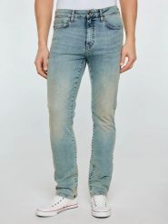 Jeansy męskie dopasowane niebieskie Terry High Waist 185. Niebieskie jeansy męskie Big Star, klasyczne. Za 329.99 zł.