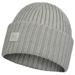 Czapka dla dorosłych Buff Ervin Merino Hat Beanie. Szare czapki i kapelusze męskie Buff, bez wzorów, z materiału, sportowe. Za 156.36 zł.