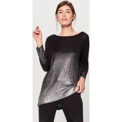 Sweter z efektem cieniowania - Czarny. Czarne swetry damskie Mohito. Za 119.99 zł.