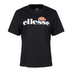 Koszulka treningowa damska Ellesse Albany. Białe koszulki sportowe damskie Ellesse, s, bez wzorów, z bawełny, bez kołnierzyka, bez ramiączek, na fitness i siłownię. Za 79.34 zł.