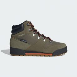 Buty Terrex Snowpitch Cold.Rdy Hiking. Brązowe trekkingi męskie Adidas, primaloft. Za 603.30 zł.