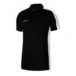 Męska Koszulka Polo Academy DriFIT. Czarne koszulki sportowe męskie Nike, m, bez wzorów, bez kołnierzyka, bez ramiączek, trekkingowe. Za 222.99 zł.