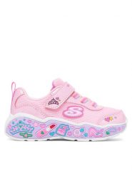 Skechers Sneakersy Play Scene - Fun Squad 303158N/LPMT Różowy. Czerwone buty sportowe dziewczęce Skechers, bez wzorów, z materiału, bez zapięcia. Za 179.99 zł.