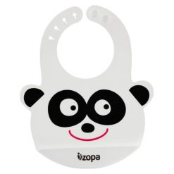 Zopa Silikonowy Śliniak, Biało/Czarny. Śliniaki dla dzieci Zopa. Za 24.00 zł.