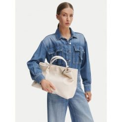 Torebka Emporio Armani. Białe torebki do ręki damskie Emporio Armani, bez wzorów, klasyczne, bez dodatków. Za 1,546.99 zł.