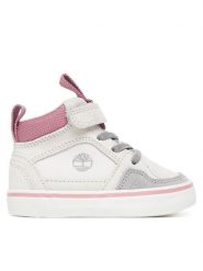 Timberland Sneakersy Sone Jump TB0A27WHEWG1 Biały. Białe buty sportowe dziewczęce Timberland, bez wzorów, ze skóry, bez zapięcia. Za 209.99 zł.