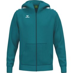 Kurtka z kapturem Erima Cmpt Wings Blue Junior. Niebieskie kurtki damskie 575 FACTORY, m, bez wzorów, z materiału, z kapturem. Za 199.90 zł.