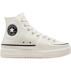 Trampki Converse Chuck Taylor All Star Construct. Białe trampki męskie Converse, bez wzorów, z materiału, retro, bez zapięcia. Za 404.10 zł.