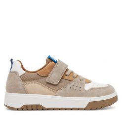 Sneakersy Primigi. Brązowe trampki i tenisówki chłopięce Primigi, bez wzorów, bez zapięcia. Za 209.99 zł.