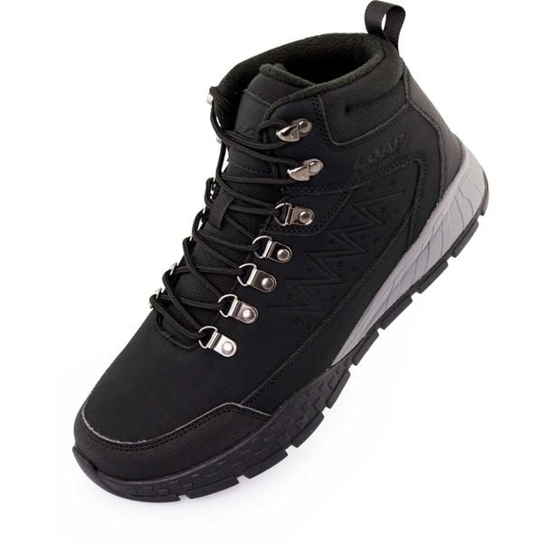 Wodoodporne męskie buty zimowe Loap Sterling czarne 42. Czarne trekkingi męskie STERLING, na zimę, trekkingowe. Za 288.99 zł.