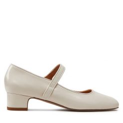 Baleriny Balagan. Białe baleriny damskie BALAGAN, bez wzorów, bez obcasa. Za 599.99 zł.