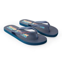 Japonki męskie Rip Curl Icons of Surf Bloom Open Toe. Niebieskie klapki męskie RIPCURL. Za 67.99 zł.