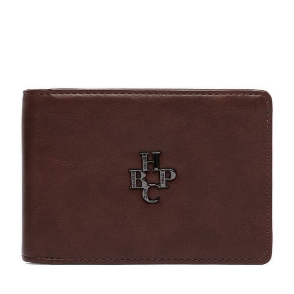 Portfel Beverly Hills Polo Club. Brązowe portfele męskie Beverly Hills Polo Club, bez wzorów. Za 59.99 zł.
