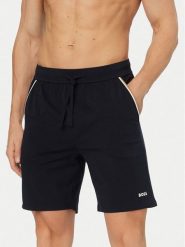 BOSS Szorty sportowe Unique 50545942 Granatowy Regular Fit. Niebieskie krótkie spodenki sportowe męskie Boss, l, bez wzorów, z bawełny. Za 259.99 zł.