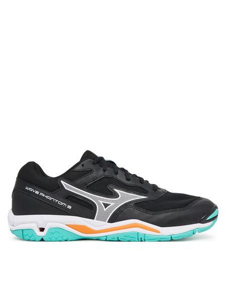 Mizuno Buty halowe Wave Phantom 3 X1GA2260 Czarny. Czarne buty sportowe męskie Mizuno, ze skóry, bez zapięcia. Za 349.99 zł.