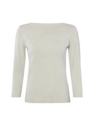 Brookshire Sweter z dzianiny Kobiety Bawełna szary, XL. Szare swetry damskie brookshire, xl, bez wzorów, z bawełny, eleganckie, bez kołnierzyka, bez ramiączek, bez kaptura. Za 79.95 zł.