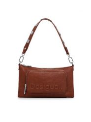 Desigual Torebka Monic 24WAYP02 Brązowy. Brązowe torebki do ręki damskie Desigual, bez wzorów, ze skóry, bez dodatków. Za 149.99 zł.