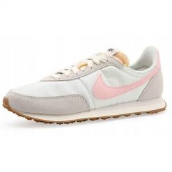 Buty do chodzenia damskie Nike Waffle Trainer 2. Białe obuwie sportowe damskie Nike, bez wzorów, z materiału, do biegania. Za 428.00 zł.