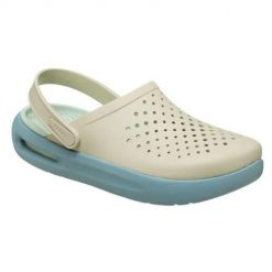 Buty do chodzenia damskie Crocs Inmotion Clog. Białe obuwie sportowe damskie Crocs, bez wzorów, z materiału, trekkingowe. Za 263.99 zł.