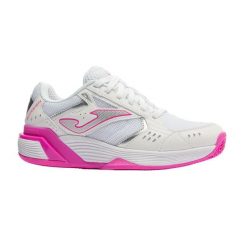 Damskie buty halowe Joma Screen 2602. Białe obuwie sportowe damskie Joma, bez wzorów, z materiału, na fitness i siłownię. Za 272.00 zł.