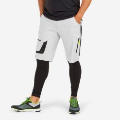 Szorty żeglarskie Tribord Sailing 900 wodoodporne. Szare krótkie spodenki sportowe męskie TRIBORD, xl, bez wzorów, z materiału, żeglarskie. Za 299.99 zł.