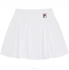 Spódniczka tenisowa juniorska Fila Skort Sonia Girls. Białe spódniczki dla dziewczynek Fila, bez wzorów, z elastanu. Za 129.00 zł.