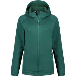 Damska Kurtka Softshell Kjelvik Kelly w Zielonym. Zielone kurtki sportowe damskie Jack Wolfskin, uniwersalny, bez wzorów, z poliesteru, bez kaptura, trekkingowe. Za 123.18 zł.