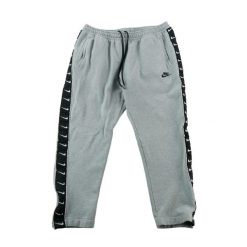 Second life - Spodnie dresowe męskie tapered szare - Stan bardzo dobry. Szare spodnie sportowe męskie Nike, l, bez wzorów, z dresówki, na fitness i siłownię. Za 143.46 zł.