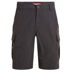 Spodenki turystyczne męskie Craghoppers NosiLife Cargo Short II. Białe krótkie spodenki sportowe męskie Craghoppers, na lato, m, bez wzorów, z materiału, klasyczne. Za 349.99 zł.