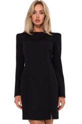 Elegancka klasyczna sukienka ołówkowa czarna. Czarne sukienki damskie MOE, do pracy, xl, bez wzorów, biznesowe, bez kołnierzyka, bez ramiączek, ołówkowe. Za 99.00 zł.