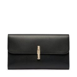 Torebka Furla. Czarne kopertówki damskie Furla, bez wzorów, bez dodatków. Za 899.99 zł.