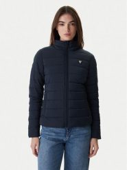 Guess Kurtka przejściowa V4YL04 WF3X0 Granatowy Regular Fit. Niebieskie kurtki damskie Guess, m, z aplikacjami, z syntetyku, bez kaptura. Za 569.99 zł.