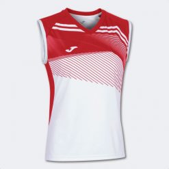 Koszulka do siatkówki damska Joma Supernova II. Białe koszulki sportowe damskie Joma, s, bez wzorów, bez kołnierzyka, bez ramiączek, do siatkówki. W wyprzedaży za 84.50 zł.