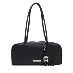 Torebka KARL LAGERFELD. Czarne torebki do ręki damskie KARL LAGERFELD, bez wzorów, klasyczne, bez dodatków. Za 849.99 zł.