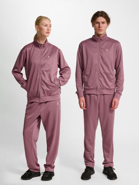 Kurtka z dresu Hummel. Fioletowe kurtki damskie Hummel, m, bez wzorów, z dresówki, bez kaptura, do piłki ręcznej. Za 145.55 zł.