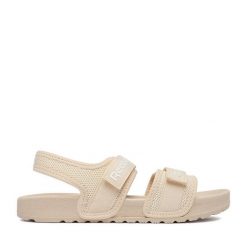 Sandały Reebok. Brązowe sandały chłopięce Reebok, bez zapięcia. Za 79.99 zł.