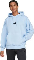 Adidas Bluza męska adidas Essentials Feelcozy Hoodie błękitna IN6064 L. Niebieskie bluzy męskie Adidas, l, bez wzorów, bez kaptura. Za 218.99 zł.