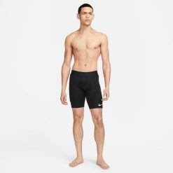 Spodnie do biegania męskie Nike Gardien I Padded. Czarne spodnie sportowe męskie Nike, na wiosnę, l, bez wzorów, z materiału, do biegania, dri-fit (nike). Za 265.99 zł.