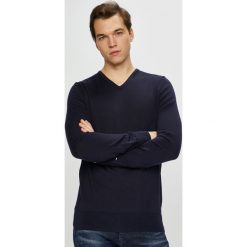 Tommy Hilfiger Tailored - Sweter. Czarne swetry przez głowę męskie Tommy Hilfiger Tailored, z dzianiny. Za 399.90 zł.