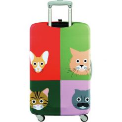 Pokrowiec na walizkę LOQI Stephen Cheetham Cats. Walizki męskie LOQI, z elastanu. Za 114.00 zł.