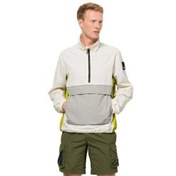 Kurtka wodoodporna Jack Wolfskin 365 Rebel Overhead. Szare kurtki męskie Jack Wolfskin, l, bez wzorów, z materiału, street, bez kaptura. Za 274.50 zł.