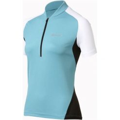Odlo Koszulka Stand-up collar s/s 1/2 zip Actiona turkusowa r. M (410631). Bluzki damskie marki Odlo. Za 86.69 zł.