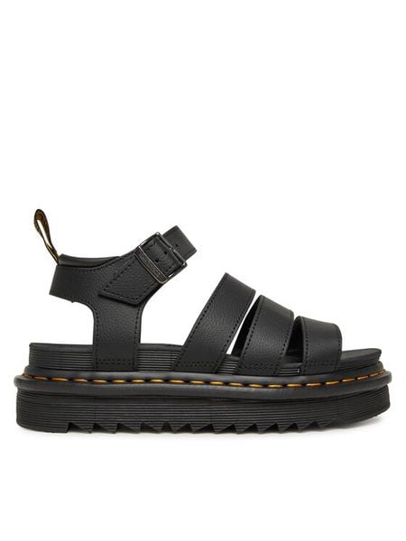 Dr. Martens Sandały Blaire DM31520001 Czarny. Czarne sandały damskie Dr. Martens, bez wzorów, bez obcasa, na płaskiej podeszwie, bez zapięcia. Za 709.99 zł.
