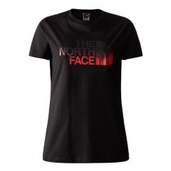 The North Face Koszulka Easy Nf0A4T1Qo7T. Czarne t-shirty damskie The North Face, bez wzorów, casualowe, bez kołnierzyka. Za 128.99 zł.