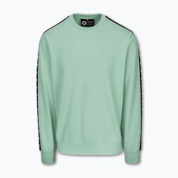 Bluza męska Pitbull Tape Nugget Crewneck Sweatshirt. Zielone bluzy męskie PITBULL, m, bez wzorów, z bawełny, bez kaptura. Za 159.99 zł.