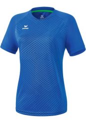 Damska koszulka Erima Madrid. Niebieskie koszulki sportowe damskie Erima, bez wzorów, z materiału, bez kołnierzyka, bez ramiączek, na fitness i siłownię. Za 130.00 zł.